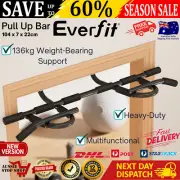 Everfit Multi-Use Chin Up Bar Doorway Pull Up Horizontal Bar Gym Home Workout AU