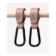 Duo Pram Hook Clip Set - Mauve