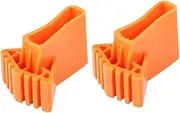 Folpus 2 Pieces Ladder Feet Covers Ladder Rubber Feet Mat Protect Floors Rubber Ladder Parts Replacement Moving Ladder Foot Cushion