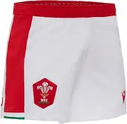 Macron 58125573 WRU M20 WRU M20 Shorts Home Sr, White, S Men's, Mens, 58125573