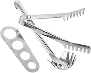 Stainless Steel Pasta Tools Kit Spaghetti Server Pasta Spoon Noodle Measurer Multi-Functional Kitchen Utensils