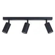 CLA LIGHTING Outdoor Adjustable Bar Spot Light - 3 Heads - GU10 - Matte Black