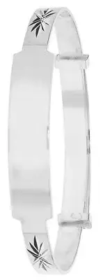 Trendy 925 Sterling Silver Baby Expander Bangle - 4mm 223842U