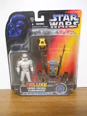 Star Wars Power Of The Force Deluxe Crowd Control Stormtrooper Action Figure
