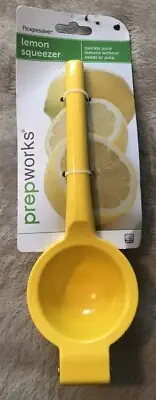 Lemon Squeezer - Progressive - Aluminum Yellow - Dishwasher Safe - Quickly Juice