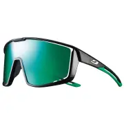 Julbo Fury Reactiv Spectron 3 Colour Flash Performance Sunglasses - Shiny Black/Green