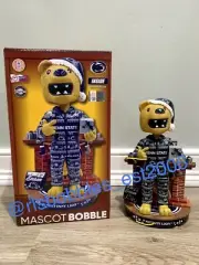 Penn State Nittany Lion Ugly Sweater Mascot Christmas Bobblehead