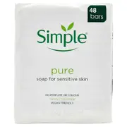 Simple Pure Soap for Sensitive Skin 100g x 48 bars
