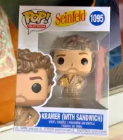 Kramer with Sandwich SEINFELD 1095 Funko Pop Vinyl New Mint Box + Protector