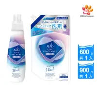 在飛比找momo購物網優惠-【日本FaFa】香水系列 皂香抗菌洗衣套組(洗衣精600g+