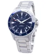 Hamilton Khaki Navy Scuba Swiss Made Blue Dial H82345141 Automatic Mens Watch