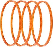 GRADENEVE 4pcs Plastic Belts for Cotton Candy Machine Easy to Install Candy Maker Replacement Parts Reliable and Convenient