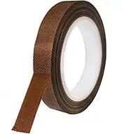 skycabin 10mmX10m PTFE Fabric Tape Coated Fiberglass Teflon Tape,Adhesive High Temperature Teflon Strips for Vacuum Sealers,Hand Impulse Sealers Fits FoodSaver, Seal A Meal, Weston, Cabella