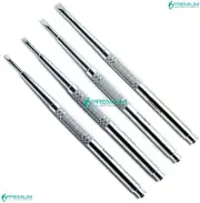 4 Pcs Dental Chisels Straight Ridge Splitting Surgical Extraction Premium Tools