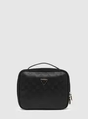 GUESS Black Logo Wilder Cosmetics Organiser Case