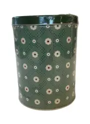 IKEA Canisters Tin Set Of 3 w/lids Green 705.296.82 NEW Ships FREE & QUICK