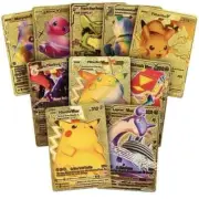 GOLD PACK CARDS 55Pcs Pokemon Card Foil TCG GX Vmax GX Card Charizard Rare