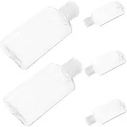 KITANDOVE 5Pcs Travel Lotion Dispenser Bottles Flexible Refillable Containers for Toiletries Empty Bottles with Leak Design Practical for Travel and Daily Use