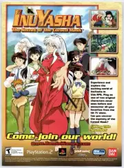 Print Ad Inuyasha: The Secret of the Cursed Mask PS2 Original Promo Poster Art