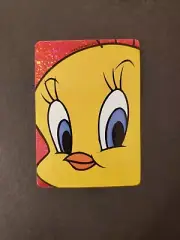 Vintage, Looney Tunes, Warner Bros.,1996 Dazzle Prism Sticker ~ RARE Tweety Bird