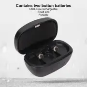 312 Button Battery Box with USB Rechargeable Cycle Hearing Amplifier Batteries A