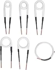 INDUCTION HEATER COIL KIT 6 PCS BRASS CORE 20 25 30 35 40MM FORMING WIRES HIGH TEMPERATURE RESISTANT