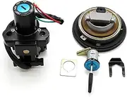 Ignition Switch for FMX 650 for CBR600RR for CBR1000RR Motorcycle Ignition Switch Fuel Gas Tank Cap Cover Seat Lock Keys Motorcycle Ignition Switch Lock