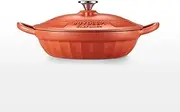 [BUYDEEM] CP581 Enameled Cast Iron Dutch Oven 3.5QT (Red)