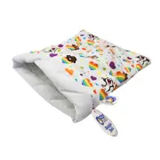 Ozzy Cages Snuggle Sack Rainbow Hearts Guinea Pig Soft Bed