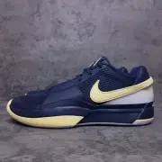 NIKE Ja 1 Basketball Sneaker Shoes Mens Size 9.5 Midnight Blue Yellow FQ4796-402