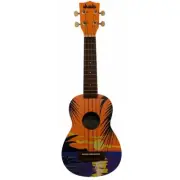 Kala MK-SDAY Ukadelic Soprano Ukulele Tropical Day Uke Makala