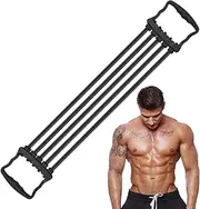 Chest Expander Upper Body Puller - Detachable Chesst ExpaAnder Pull Stretcher with 5 Removable Ropes | Muscle Training Exerciser | Muscle Pull Exerciser for Home Gym