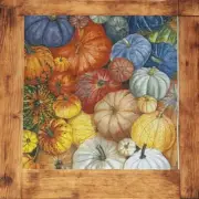 Decoupage Napkins Fall Pumpkin Patch Thanksgiving Halloween Orange Yellow Blue