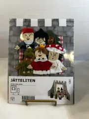 New Ikea Finger Puppet Royal Court Set with Castle Stage