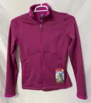 The North Face Agave Jacket Dramatic Plum Outdoor Active Fit Sz S Full Zip