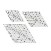 60 Degree Quilting Template Sewing Ruler Sewing Ruler for Craft Quilting