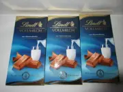 3 Bars x 100g Lindt Vollmilch Alpine milk chocolate / NEW from Germany