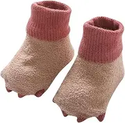 Parliky Grip Socks Toddler Born Essentials for Baby Warm Socks for Toddlers Skid Resistant Indoor Footwear for Boys and Girls