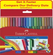 Faber-Castell 20 Pack Connector Pens/Textas Brand NEW