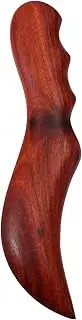 Ipetboom Therapy Scraper Tissue Massaging Board Handheld Body Plate Soft Muscle Scraping Tool Large Portable Back Scratcher Scraping Massage Tool Relaxation Brown Red Sandalwood