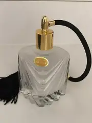 A gorgeous Modernist perfume bottle atomizer Black Bulb And Tassel
