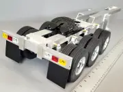Custom Aluminum Tamiya 1/14 RC Toy Semi Truck 3 Axles Dolly Trailer 5th wheel