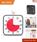 12 inch Visual Timer 60 Minute Kids Desk Countdown Clock with Dry Erase Activ...