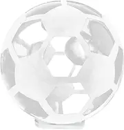Crystal Football Ornament Transparent Crystal Soccer Ball Transparent Crystal Football Crystal Soccer Ball with Stand Clear Crystal Football Clear Crystal Soccer Ball