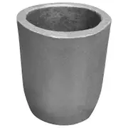 NO.3 Silicon Carbide Crucibles,Crucibles for Melting Metal,Withstand,Melting Casting Refining Alumi black
