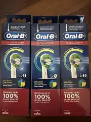 Oral-b Floss Action Clean White Electric Toothbrush Refills 5x3 Pack 15 Head