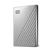 WD 1TB My Passport Ultra Silver Portable External Hard Drive HDD, USB-C and USB