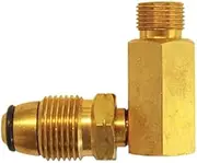 Gasmate Right Angled Adaptor to 3/8 BSP-LH Outlet