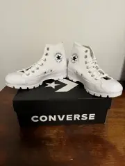 Size 8.5 - Converse Chuck Taylor All Star Platform High White - 560846C