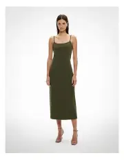 [Witchery] Jersey Slip Dress in Forest Night
